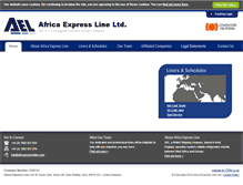 Tablet Screenshot of africaexpressline.com